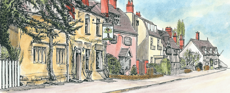 Royal Oak & the Burgage, Prestbury, Glos